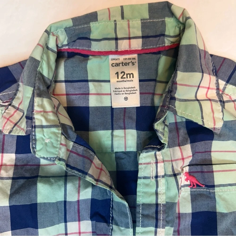 Carters charming plaid